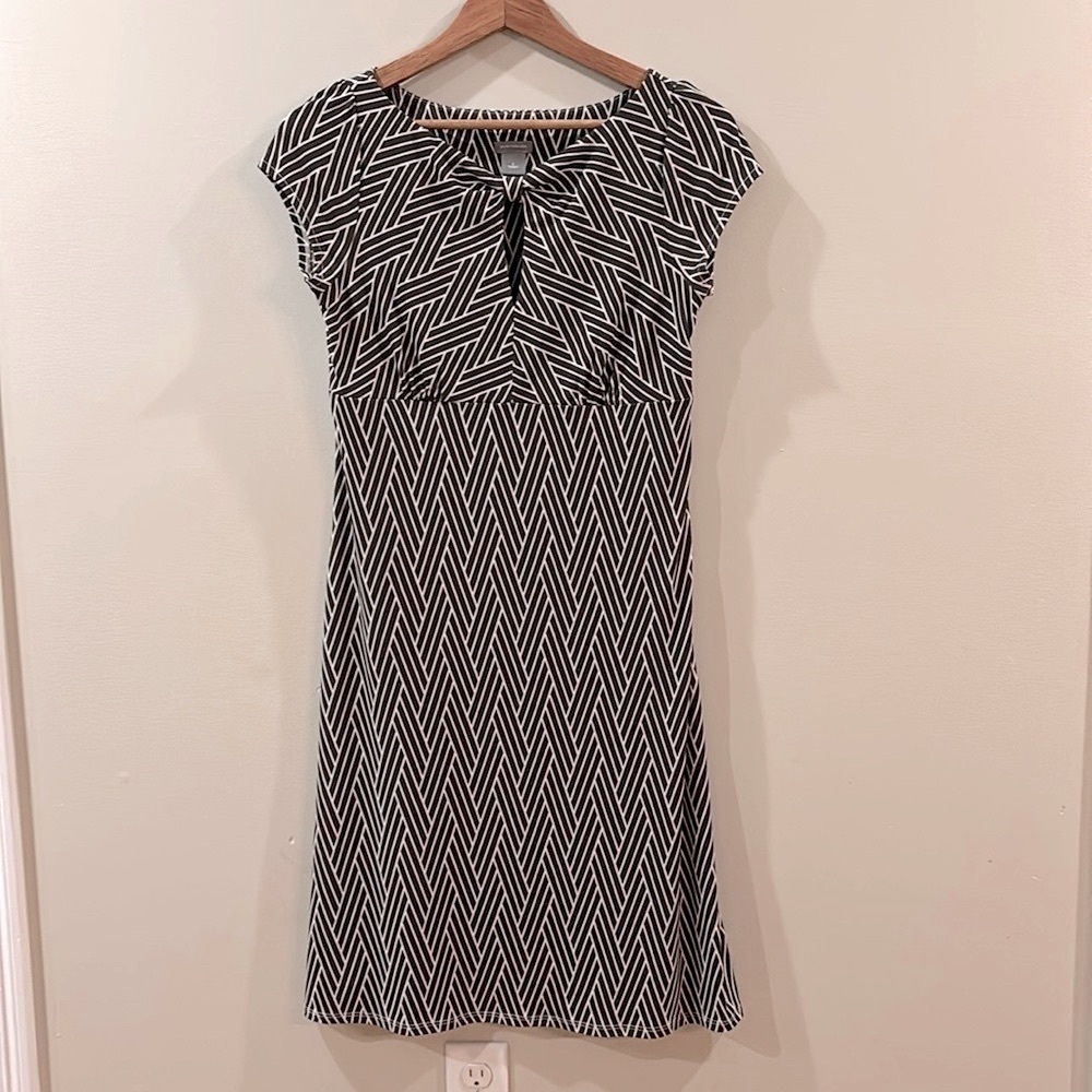 EUC Ann Taylor Geometric Print Midi Dress sz 6